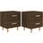 vidaXL 817290 Brown Oak Sängbord 35x40cm 2st