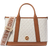 Michael Kors Luisa Small Signature Logo Satchel - Vanilla/Luggage