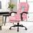 ELFORDSON Massage Executive Pink Office Chair 112cm