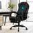 ELFORDSON Massage Executive Black Office Chair 112cm