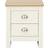 GFW Lancaster 2 Drawer Cream Bedside Table 39.5x45cm