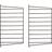 String Wall Mount Shelving System 2pcs