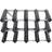 Traditional Wine Rack 12 Bottles Black Vinreol 42x22.8cm