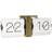 Karlsson No Case Flip White Wall Clock 36cm