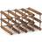 Traditional Wine Rack 12 Bottles Dark Oak Vinställ 42x22.8cm