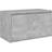vidaXL Hall Concrete Grey Storage Bench 80x45cm