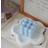 Shein 1PC A Creative Spherical Soybean Wax Cube Baby Blue Scented Candle