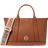 Michael Kors MK Luisa Small Pebbled Leather Satchel Brown Michael Kors