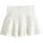 H&M Nederdel i Skinnende Jersey - Hvid/Sølv (1270745002)