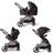Red Kite Push Me Amber (Duo) (Travel system)