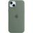 Apple Silicone Case with MagSafe for iPhone 15 Plus Green
