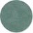 Lind DNA Hippo Circle Pastel Green Coaster 10cm