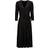 Lauren Carlyna Wrap Dress - Black