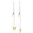 Georg Jensen Cc2022 Gold Lysestage 16.9cm 2stk