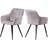 Life Interiors Camden Light Grey Kitchen Chair 82cm 2pcs