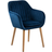 Actona Emilia Dark Blue Kitchen Chair 83cm