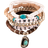 Shein 1pc Fashionable Retro Bohemian Western Cowboy Style Bracelet