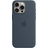 Apple Silicone Case with MagSafe for iPhone 15 Pro Max Storm Blue