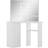 vidaXL Corner White Dressing Table 54x111cm