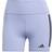 adidas Women's Optime 3 Stripes 1/4 Short Leggings - Violet Tone