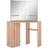 vidaXL Corner Oak Dressing Table 54x111cm