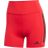 adidas Women's Optime 3 Stripes 1/4 Short Leggings - Pure Ruby