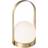 Audo Copenhagen Carrie Brushed Brass/White Table Lamp 24.5cm