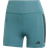 adidas Women's Optime 3 Stripes 1/4 Short Leggings - Preloved Teal