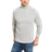 Club Room Men's Solid Turtleneck Shirt - Soft Grey
