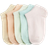 H&H Trainer Socks 5-pack - Yellow/Turquoise (0943590027)