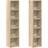 vidaXL 802699 Sonoma Oak Book Shelf 36.8" 2pcs
