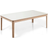 Skovby SM205 White Oiled Oak/Laminate Coffee Table 77x135cm