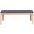 Skovby SM205 Grey Stone Look Laminate/White Oiled Oak Coffee Table 77x135cm