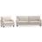 Bloomington Howard Classic Beige Sofa 164cm 2 Seater
