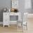 HYGRAD Wooden White Study Desk for Children