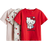 H&M Printed Jersey Tops - Red/Hello Kitty (0937175072)