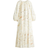 H&M Dame Oversized Kjole Med Bindebælte - Hvid/Blomstret