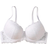 Shein Women's White Sexy Lace Girls Underwear Gathered Comfortable Bra BC Cup - White