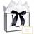 Shein 1/2/3sets, Large Paper Gift Bags - Comes With Tissue Paper And Greeting Cards White