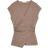 Zara Textured Clasp Top - Light Brown