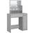 vidaXL with LED Grey Sonoma Oak Dressing Table 35x86.5cm