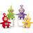 Teletubbies plyschdjur, premiumkvalitet, supermjukt gosedjur, Po, Tinky-Winky, Laa-Laa, Dipsy plyschpjäs, 37 cm officiell licens familjeutgåva 4-pack