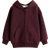 H&M Oversized Zip-Through Hoodie - Dark Red (1280294010)
