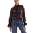 H&M Flounced Blouse - Burgundy