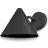 Westal Funnel Black Wall light