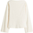 H&M Boat-Neck Cotton Top - Cream
