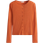 H&M Fine Knit Button Front Top - Orange