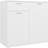 vidaXL Sonoma White Sideboard 36x75cm