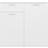 vidaXL Sonoma White Sideboard 80x75cm