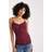 Hollister Y2K Lace Trim Pointelle Cami Top - Burgundy